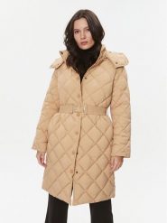TWINSET Płaszcz zimowy 232TP2240 Beżowy Regular Fit. Brązowe płaszcze Twinset, na zimę, bez wzorów, z syntetyku, bez kaptura. Za 1,219.00 zł.