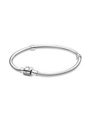 Pandora Srebrna bransoletka rozmiar: 17 cm. Szare bransoletki Pandora, srebrne. Za 234.42 zł.