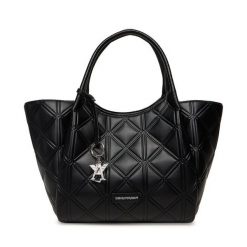 Torebka Emporio Armani. Czarne torebki klasyczne Emporio Armani, bez wzorów, bez dodatków. Za 1,749.00 zł.