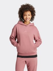 Adidas Bluza w kolorze jasnoróżowym rozmiar: L. Różowe bluzy Adidas, l, bez wzorów, z bawełny, z kapturem. Za 200.45 zł.