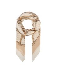 Guess Chusta AW5679 POL03 Beżowy jasny. Brązowe rękawiczki Guess, z aplikacjami, z poliesteru. Za 154.99 zł.