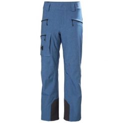 Spodnie narciarskie dla kobiet Helly Hansen Powderqueen. Niebieskie spodnie narciarskie Helly Hansen, s, bez wzorów, z materiału, narciarskie, primaloft. Za 1,224.00 zł.