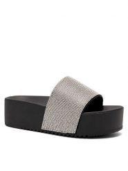 Clara Barson Klapki MALAIKA WS010801-01 Czarny. Czarne klapki Clara Barson, bez wzorów, z syntetyku, bez obcasa. Za 49.99 zł.