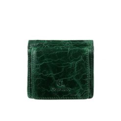 Mały portfel damski Canaletto ze skóry licowej PD1008s257. Zielone portfele bez wzorów, ze skóry. Za 125.00 zł.