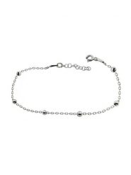 Miu Silver Srebrna bransoletka z elementami ozdobnymi rozmiar: onesize. Szare bransoletki Miu Silver, srebrne. Za 56.99 zł.