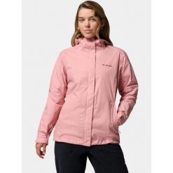 Płaszcz Przeciwdeszczowy Damski Columbia Arcadia II. Czerwone płaszcze Columbia, bez wzorów, bez kaptura. Za 429.00 zł.
