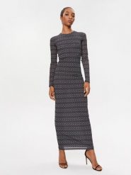 Patrizia Pepe Sukienka codzienna 2A2655/J152 XZ01 Czarny Slim Fit. Czarne sukienki Patrizia Pepe, na co dzień, bez wzorów, z syntetyku, bez kołnierzyka, bez ramiączek, proste. Za 1,669.00 zł.