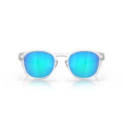 Okulary przeciwsłoneczne Oakley Latch. Niebieskie okulary przeciwsłoneczne Oakley, bez wzorów, sportowe. W wyprzedaży za 1,023.50 zł.