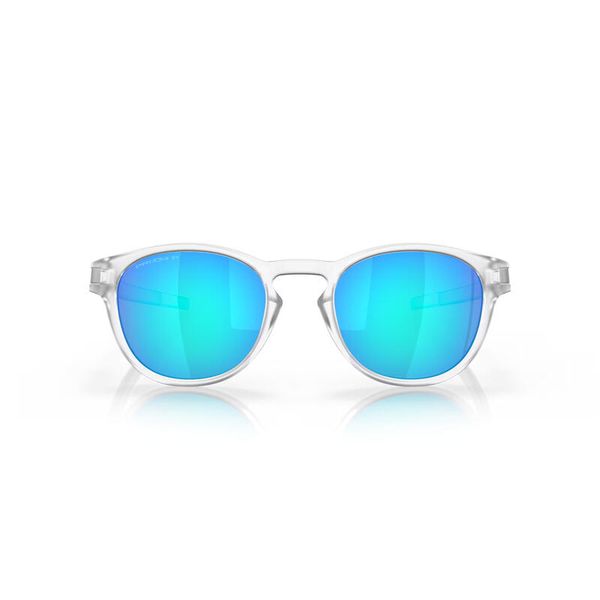 Okulary przeciwsłoneczne Oakley Latch. Niebieskie okulary przeciwsłoneczne Oakley, bez wzorów, sportowe. W wyprzedaży za 1,023.50 zł.