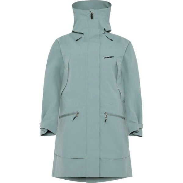 Parka dla kobiet Didriksons Ilma. Niebieskie parki Didriksons, m, eleganckie, bez kaptura. Za 951.49 zł.