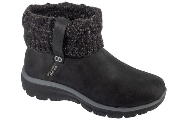 Buty zimowe damskie, Easy Going - Cozy Weather 2. Czarne trekkingi Skechers, z materiału, trekkingowe. Za 319.99 zł.