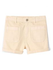 Vertbaudet Szorty w kolorze beżowym rozmiar: 164. Brązowe szorty Vertbaudet, bez wzorów, z bawełny. Za 43.99 zł.
