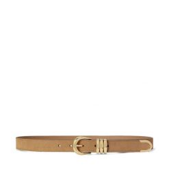 Pasek LAUREN RALPH LAUREN. Brązowe paski Lauren Ralph Lauren, bez wzorów. Za 469.99 zł.
