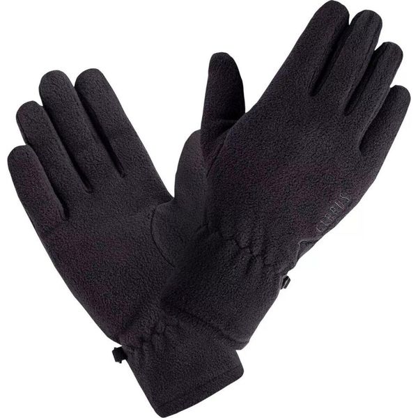 Rękawice polarowe uniseks Elbrus Naura. Czarne rękawiczki ELBRUS, bez wzorów, z polaru, sportowe. Za 69.96 zł.