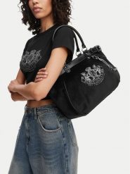 Juicy Couture Torebka CEO-BIJXT8987WZC. Czarny. Czarne torebki klasyczne Juicy Couture, bez wzorów, z materiału, bez dodatków. Za 449.99 zł.