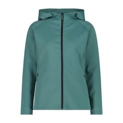 Damska bluza z kapturem zapinana na zamek CMP. Zielone bluzy CMP, bez wzorów, z kapturem. Za 299.55 zł.