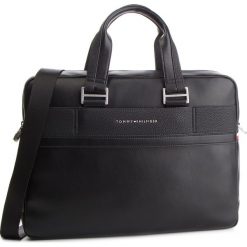 Torba na laptopa TOMMY HILFIGER - Th Business Computer Bag AM0AM04259 002. Niebieskie torby na laptopa TOMMY HILFIGER, bez wzorów, ze skóry ekologicznej. W wyprzedaży za 419.00 zł.