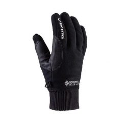 Rękawiczki multifunkcyjne dla dorosłych Viking Solano GORE-TEX. Czarne rękawiczki Viking, bez wzorów, z gore-texu, sportowe. Za 109.99 zł.