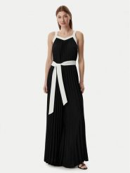 KARL LAGERFELD Kombinezon B2W13018 Czarny Regular Fit. Czarne sukienki KARL LAGERFELD, bez wzorów, z syntetyku, bez kołnierzyka, bez ramiączek. Za 1,499.00 zł.