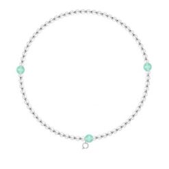 Naszyjnik Planets 51 cm posrebrzany z kamieniami. Żółte naszyjniki Lilou, posrebrzane. Za 199.00 zł.