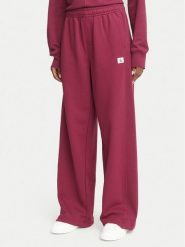 Calvin Klein Jeans Spodnie dresowe LV047C249G Czerwony ciemny Wide Leg. Czerwone spodnie dresowe Calvin Klein Jeans, xs, bez wzorów, z bawełny. Za 369.99 zł.