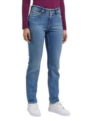 Lee Dżinsy - Slim fit - w kolorze niebieskim rozmiar: W28/L31. Niebieskie jeansy Lee, l, z aplikacjami. Za 225.05 zł.