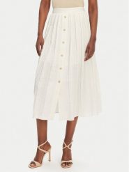 TWINSET Spódnica trapezowa 251TT2143 Écru Loose Fit. Spódnice Twinset, bez wzorów, z bawełny, trapezowe. Za 749.99 zł.