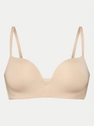 Tommy Hilfiger Biustonosz push-up UW0UW02405 Beżowy. Brązowe biustonosze TOMMY HILFIGER, bez wzorów, z syntetyku. Za 159.99 zł.
