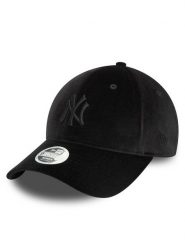 New Era Czapka z daszkiem Velour Midi New York Yankees 9FORTY 60580759 Czarny. Czarne czapki New Era, bez wzorów, z materiału. Za 159.99 zł.