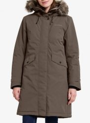 Parka zimowa damska Didriksons Erika Parka 3. Brązowe parki Didriksons, na zimę, m, z syntetyku, eleganckie, bez kaptura. Za 891.00 zł.