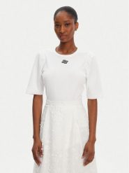 Munthe T-Shirt Parsa 252110025264 Biały Regular Fit. Białe t-shirty Munthe, bez wzorów, z bawełny, bez kołnierzyka, bez ramiączek. Za 379.99 zł.