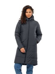 Jack Wolfskin Płaszcz pikowany "Deutzer" w kolorze antracytowym rozmiar: XL. Czarne płaszcze Jack Wolfskin, s, bez wzorów, z materiału, bez kaptura. Za 594.39 zł.