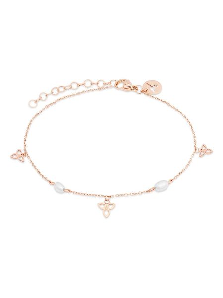 Tamaris Bransoletka z elementami ozdobnymi rozmiar: onesize. Białe bransoletki Tamaris, z perłą, ze stali. Za 130.99 zł.