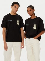 Filling Pieces T-Shirt Unisex Gardener 7449985 Czarny Regular Fit. Czarne t-shirty Filling Pieces, l, bez wzorów, z bawełny, bez kołnierzyka, bez ramiączek. Za 219.99 zł.