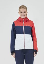 Kurtka narciarska damska Whistler Kamille W Ski Jacket W-PRO 10000. Czerwone kurtki narciarskie Whistler, bez wzorów, z materiału, bez kaptura, narciarskie. Za 299.99 zł.