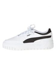 Puma Skórzane sneakersy "Cali Dream V2" w kolorze biało-czarnym rozmiar: 40. Białe trampki Puma, bez wzorów, z materiału, bez zapięcia. Za 272.31 zł.