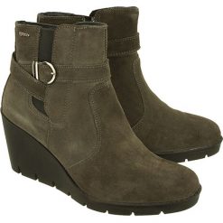 IGI&CO 8838 2/00 grigo scuro, botki damskie. Botki IGI&CO, bez wzorów, z gumy, bez obcasa, na koturnie, bez zapięcia. W wyprzedaży za 194.50 zł.