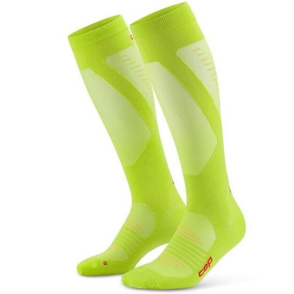 Damskie podkolanówki kompresyjne do biegania PRO Run Ultralight CEP. Zielone skarpety CEP, bez wzorów, z dzianiny. Za 244.00 zł.
