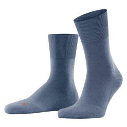 Skarpety Falke Run. Brązowe skarpety Falke, bez wzorów, z bawełny. Za 119.50 zł.
