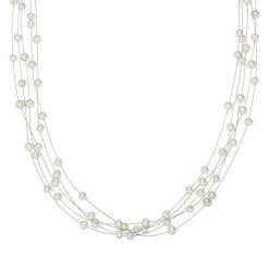 Valero Pearls Naszyjnik z pereł srebro wysokiej próby Perła hodowlana słodkowodna srebrny Naszyjniki 1 ct Damski. Szare naszyjniki Valero Pearls, z perłą, srebrne. Za 288.99 zł.