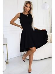 Numoco Sukienka w kolorze czarnym rozmiar: S. Czarne sukienki Numoco, s, bez wzorów, bez kołnierzyka, bez ramiączek, mini, rozkloszowane. Za 219.08 zł.