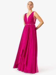APART Sukienka w kolorze różowym rozmiar: 40. Różowe sukienki Apart, bez wzorów, z asymetrycznym kołnierzem, bez ramiączek, maxi, asymetryczne. Za 260.99 zł.