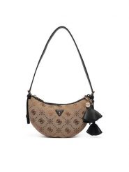 Guess Torebka Katie HWJP22 53180 Beżowy. Brązowe torebki klasyczne Guess, z aplikacjami, z materiału, bez dodatków. Za 494.99 zł.