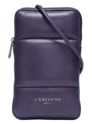 Liebeskind Berlin Skórzana torebka w kolorze fioletowym na telefon - 11 x 18 x 1,5 cm rozmiar: onesize. Różowe torby na ramię Liebeskind Berlin, bez wzorów, z materiału, przez ramię, bez dodatków. Za 301.64 zł.