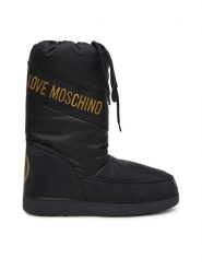 LOVE MOSCHINO Śniegowce JA24032G0NISY000 Czarny. Czarne trapery i śniegowce Love Moschino, z materiału. Za 489.99 zł.