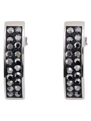 COEUR DE LION Kolczyki-wkrętki z kryształami rozmiar: onesize. Czarne kolczyki COEUR DE LION, z kryształem, ze stali. Za 113.99 zł.