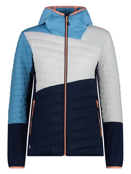 CMP Kurtka hybrydowa w kolorze niebiesko-granatowym rozmiar: 38. Niebieskie kurtki sportowe CMP, s, bez wzorów, z materiału, bez kaptura, outdoorowe, primaloft. Za 236.05 zł.