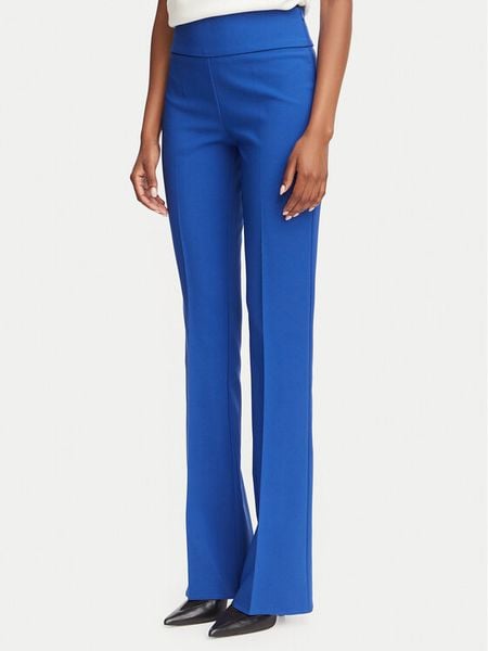 Rinascimento Spodnie materiałowe CFC0130140003 Niebieski Flare Fit. Niebieskie spodnie materiałowe Rinascimento, m, bez wzorów, z materiału. Za 464.99 zł.