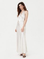 BARDOT Sukienka wieczorowa 59317DB1 Écru Regular Fit. Sukienki Bardot, bez wzorów, z syntetyku, wizytowe, bez kołnierzyka, bez ramiączek. Za 339.99 zł.