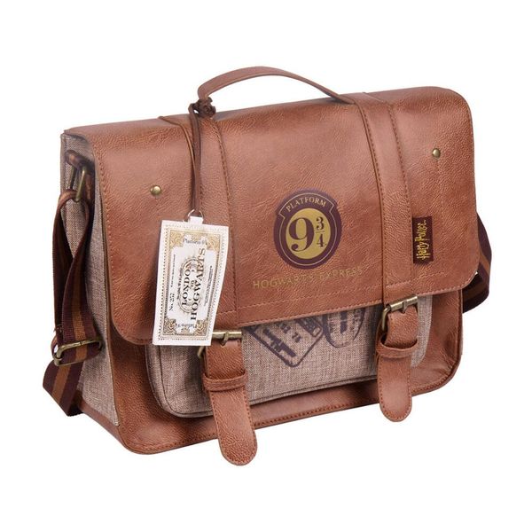 Torba na ramię Cerda Harry Potter. Brązowe torby na ramię CERDÁ, bez wzorów, z materiału, na ramię, duże, z nadrukiem, bez dodatków. Za 230.00 zł.